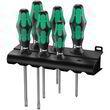 Набір викруток+ підставка Wera Kraftform Plus Lasertip 334/6 Rack (05105650001)