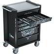 Инструментальная тележка из нержавеющей стали WERA 9706 Tool Rebel roller cabinet Stainless 2, 191 шт. 05150136001