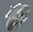 Набір з тріскачкою Wera Kraftform Kompakt Zyklop MS1 Metal/Speed 1/4 05135949001. Фото-19
