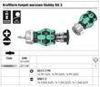 Ручка битодержатель с трещоткой WERA Kraftform Kompakt Stubby RA 3, 05008885001. Фото-7