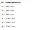 Набор отверток для электронщиков WERA TORX® BO 2067/6, 05118154001. Фото-2