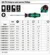 Отвертка для винтов Phillips WERA 350 PH, 05008705001, PH0×60мм. Фото-10