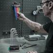 Набор Г-образных ключей WERA 950/9 Hex-Plus Multicolour 3, пластиковый держатель, 05133165001. Фото-5