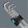 Набор Г-образных ключей WERA, 950/9 Hex-Plus 2, метрических, хромированных, 05021909001. Фото-7