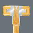 Щадящий молоток Wera с головкой из полиуретана 102, 05000525001, № 5×40×110×320мм. Фото-5