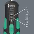 Динамометрическая реверсная отвертка WERA 7510 Kraftform Safe-Torque Speed 1-3 Nm, 05075810001. Фото-2