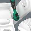 Набор трещотки с головками WERA 8100 SA 13 Zyklop Comfort, квадрат 1/4, 05004022001. Фото-3