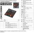 Ложемент з комбінованим набором WERA 9753 Kraftform Kompakt maintenance set 1, 45 од. 05150153001. Фото-4